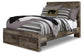 Derekson Full Panel Bed with 2 Storage Drawers with Mirrored Dresser, Chest and 2 Nightstands at Towne & Country Furniture (AL) furniture, home furniture, home decor, sofa, bedding