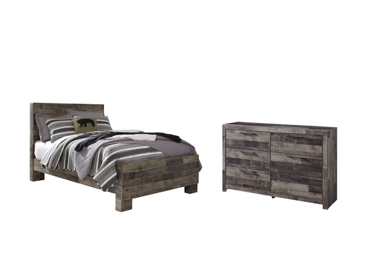 Derekson Full Panel Bed with Dresser at Towne & Country Furniture (AL) furniture, home furniture, home decor, sofa, bedding
