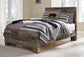 Derekson Full Panel Bed with Mirrored Dresser at Towne & Country Furniture (AL) furniture, home furniture, home decor, sofa, bedding