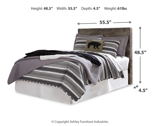 Derekson Full Panel Headboard with Mirrored Dresser and Chest at Towne & Country Furniture (AL) furniture, home furniture, home decor, sofa, bedding