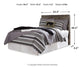 Derekson Full Panel Headboard with Mirrored Dresser and Chest at Towne & Country Furniture (AL) furniture, home furniture, home decor, sofa, bedding