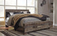Derekson King Panel Bed with Mirrored Dresser, Chest and Nightstand at Towne & Country Furniture (AL) furniture, home furniture, home decor, sofa, bedding