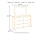 Derekson King Panel Bed with Mirrored Dresser and Nightstand at Towne & Country Furniture (AL) furniture, home furniture, home decor, sofa, bedding