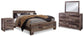 Derekson King Panel Bed with Mirrored Dresser and Nightstand at Towne & Country Furniture (AL) furniture, home furniture, home decor, sofa, bedding