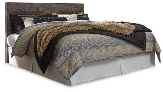 Derekson King Panel Headboard with Mirrored Dresser at Towne & Country Furniture (AL) furniture, home furniture, home decor, sofa, bedding