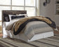 Derekson Queen/Full Panel Headboard with Mirrored Dresser and Chest at Towne & Country Furniture (AL) furniture, home furniture, home decor, sofa, bedding