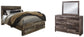 Derekson Queen Panel Bed with 2 Storage Drawers with Mirrored Dresser at Towne & Country Furniture (AL) furniture, home furniture, home decor, sofa, bedding