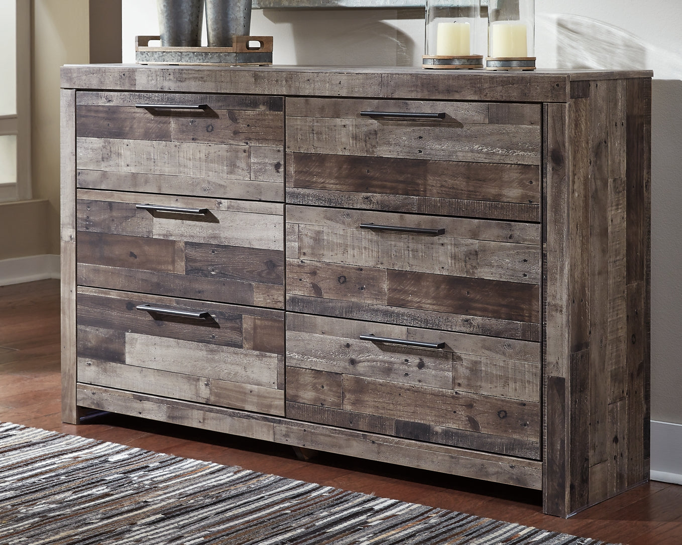 Derekson Six Drawer Dresser at Towne & Country Furniture (AL) furniture, home furniture, home decor, sofa, bedding