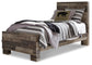 Derekson Twin Panel Bed with Mirrored Dresser, Chest and Nightstand at Towne & Country Furniture (AL) furniture, home furniture, home decor, sofa, bedding