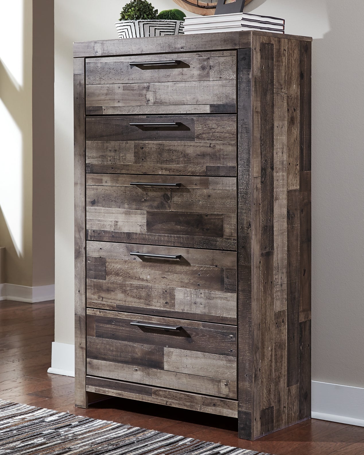 Derekson Twin Panel Bed with Mirrored Dresser, Chest and Nightstand at Towne & Country Furniture (AL) furniture, home furniture, home decor, sofa, bedding