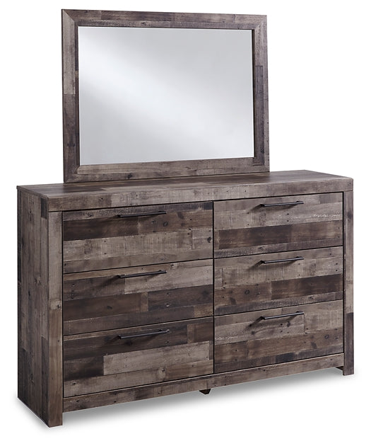 Derekson Twin Panel Bed with Mirrored Dresser, Chest and Nightstand at Towne & Country Furniture (AL) furniture, home furniture, home decor, sofa, bedding