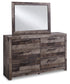 Derekson Twin Panel Bed with Mirrored Dresser, Chest and Nightstand at Towne & Country Furniture (AL) furniture, home furniture, home decor, sofa, bedding