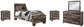 Derekson Twin Panel Bed with Mirrored Dresser and 2 Nightstands at Towne & Country Furniture (AL) furniture, home furniture, home decor, sofa, bedding
