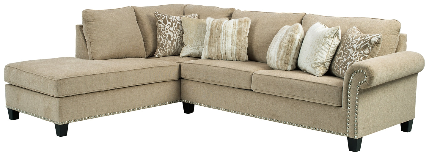 Dovemont 2-Piece Sectional with Ottoman at Towne & Country Furniture (AL) furniture, home furniture, home decor, sofa, bedding