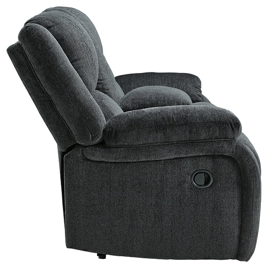Draycoll DBL Rec Loveseat w/Console at Towne & Country Furniture (AL) furniture, home furniture, home decor, sofa, bedding