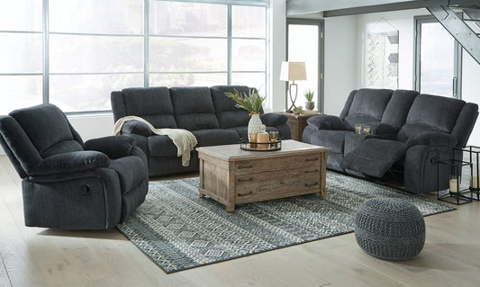 Draycoll Sofa, Loveseat and Recliner at Towne & Country Furniture (AL) furniture, home furniture, home decor, sofa, bedding