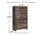 Drystan Five Drawer Chest at Towne & Country Furniture (AL) furniture, home furniture, home decor, sofa, bedding