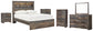 Drystan Full Bookcase Bed with Mirrored Dresser, Chest and 2 Nightstands at Towne & Country Furniture (AL) furniture, home furniture, home decor, sofa, bedding