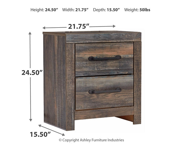 Drystan Full Panel Bed with 2 Storage Drawers with Mirrored Dresser, Chest and 2 Nightstands at Towne & Country Furniture (AL) furniture, home furniture, home decor, sofa, bedding