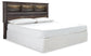 Drystan King/California King Bookcase Headboard with Mirrored Dresser, Chest and Nightstand at Towne & Country Furniture (AL) furniture, home furniture, home decor, sofa, bedding