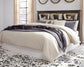 Drystan King/California King Bookcase Headboard with Mirrored Dresser, Chest and Nightstand at Towne & Country Furniture (AL) furniture, home furniture, home decor, sofa, bedding