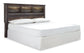 Drystan King/California King Bookcase Headboard with Mirrored Dresser and 2 Nightstands at Towne & Country Furniture (AL) furniture, home furniture, home decor, sofa, bedding