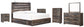 Drystan King Panel Bed with 4 Storage Drawers with Mirrored Dresser, Chest and 2 Nightstands at Towne & Country Furniture (AL) furniture, home furniture, home decor, sofa, bedding