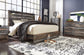 Drystan King Panel Bed with Mirrored Dresser, Chest and Nightstand at Towne & Country Furniture (AL) furniture, home furniture, home decor, sofa, bedding