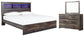 Drystan King Panel Bookcase Bed with Mirrored Dresser at Towne & Country Furniture (AL) furniture, home furniture, home decor, sofa, bedding