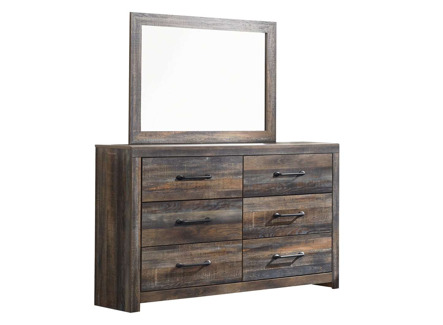 Drystan King Panel Headboard with Mirrored Dresser and Chest at Towne & Country Furniture (AL) furniture, home furniture, home decor, sofa, bedding