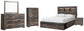 Drystan Queen Bookcase Bed with 2 Storage Drawers with Mirrored Dresser, Chest and Nightstand at Towne & Country Furniture (AL) furniture, home furniture, home decor, sofa, bedding