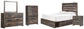 Drystan Queen Panel Bed with 2 Storage Drawers with Mirrored Dresser, Chest and Nightstand at Towne & Country Furniture (AL) furniture, home furniture, home decor, sofa, bedding