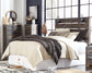 Drystan Queen Panel Headboard with Mirrored Dresser and Chest at Towne & Country Furniture (AL) furniture, home furniture, home decor, sofa, bedding
