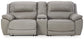 Dunleith 3-Piece Power Reclining Sectional Loveseat with Console at Towne & Country Furniture (AL) furniture, home furniture, home decor, sofa, bedding