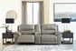 Dunleith 3-Piece Power Reclining Sectional Loveseat with Console at Towne & Country Furniture (AL) furniture, home furniture, home decor, sofa, bedding