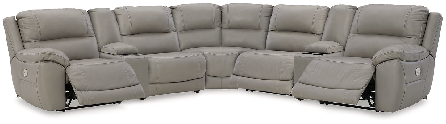 Dunleith 7-Piece Power Reclining Sectional at Towne & Country Furniture (AL) furniture, home furniture, home decor, sofa, bedding