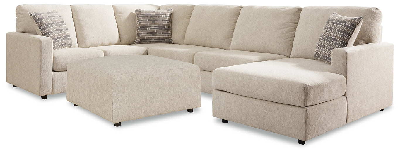 Edenfield 3-Piece Sectional with Ottoman at Towne & Country Furniture (AL) furniture, home furniture, home decor, sofa, bedding