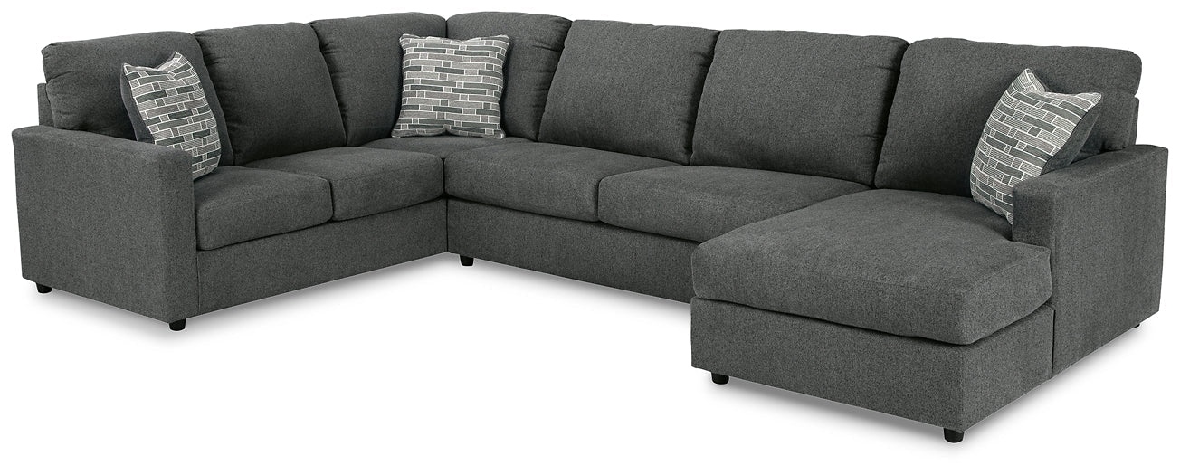 Edenfield 3-Piece Sectional with Ottoman at Towne & Country Furniture (AL) furniture, home furniture, home decor, sofa, bedding