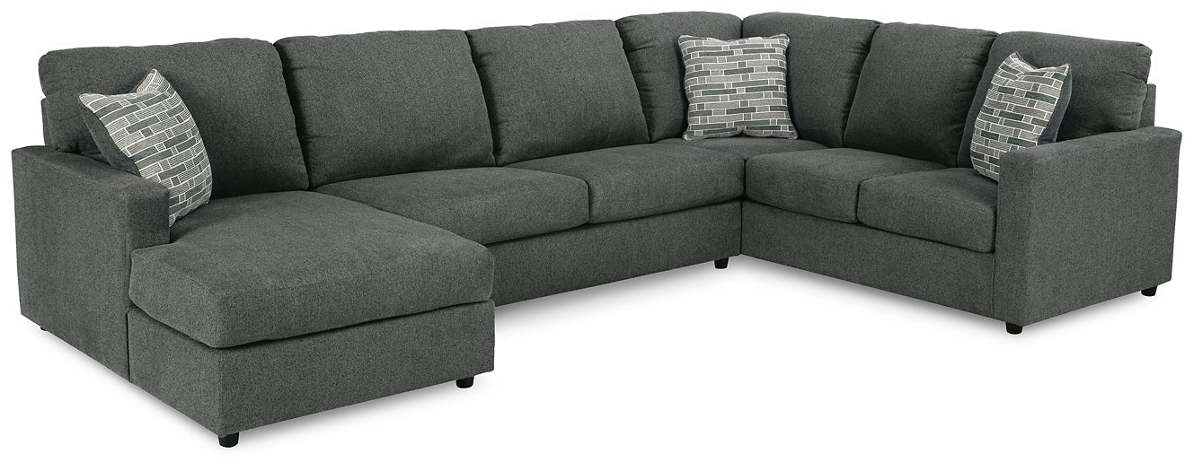 Edenfield 3-Piece Sectional with Ottoman at Towne & Country Furniture (AL) furniture, home furniture, home decor, sofa, bedding
