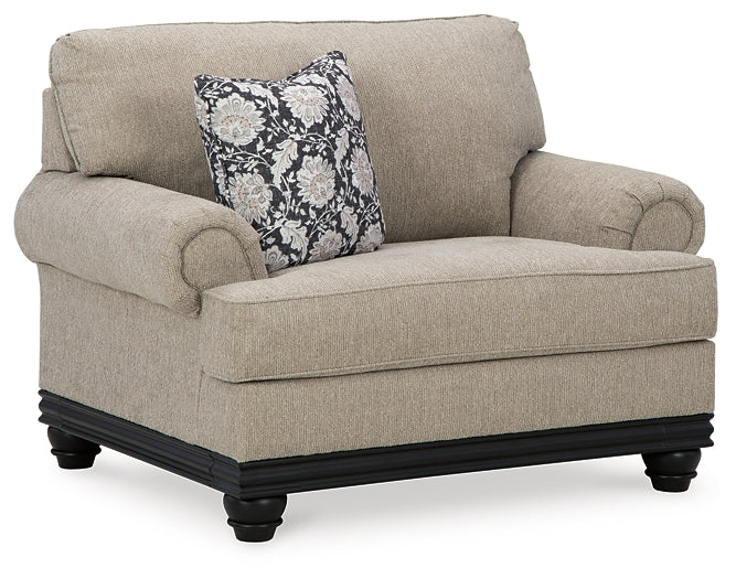 Elbiani Chair and Ottoman at Towne & Country Furniture (AL) furniture, home furniture, home decor, sofa, bedding