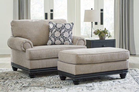 Elbiani Chair and Ottoman at Towne & Country Furniture (AL) furniture, home furniture, home decor, sofa, bedding