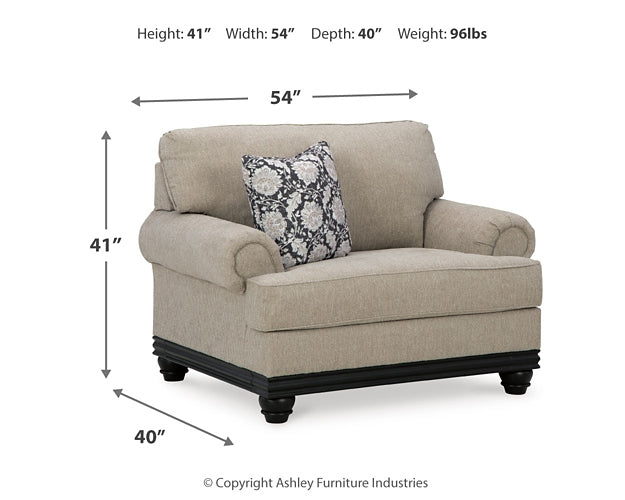 Elbiani Chair and Ottoman at Towne & Country Furniture (AL) furniture, home furniture, home decor, sofa, bedding