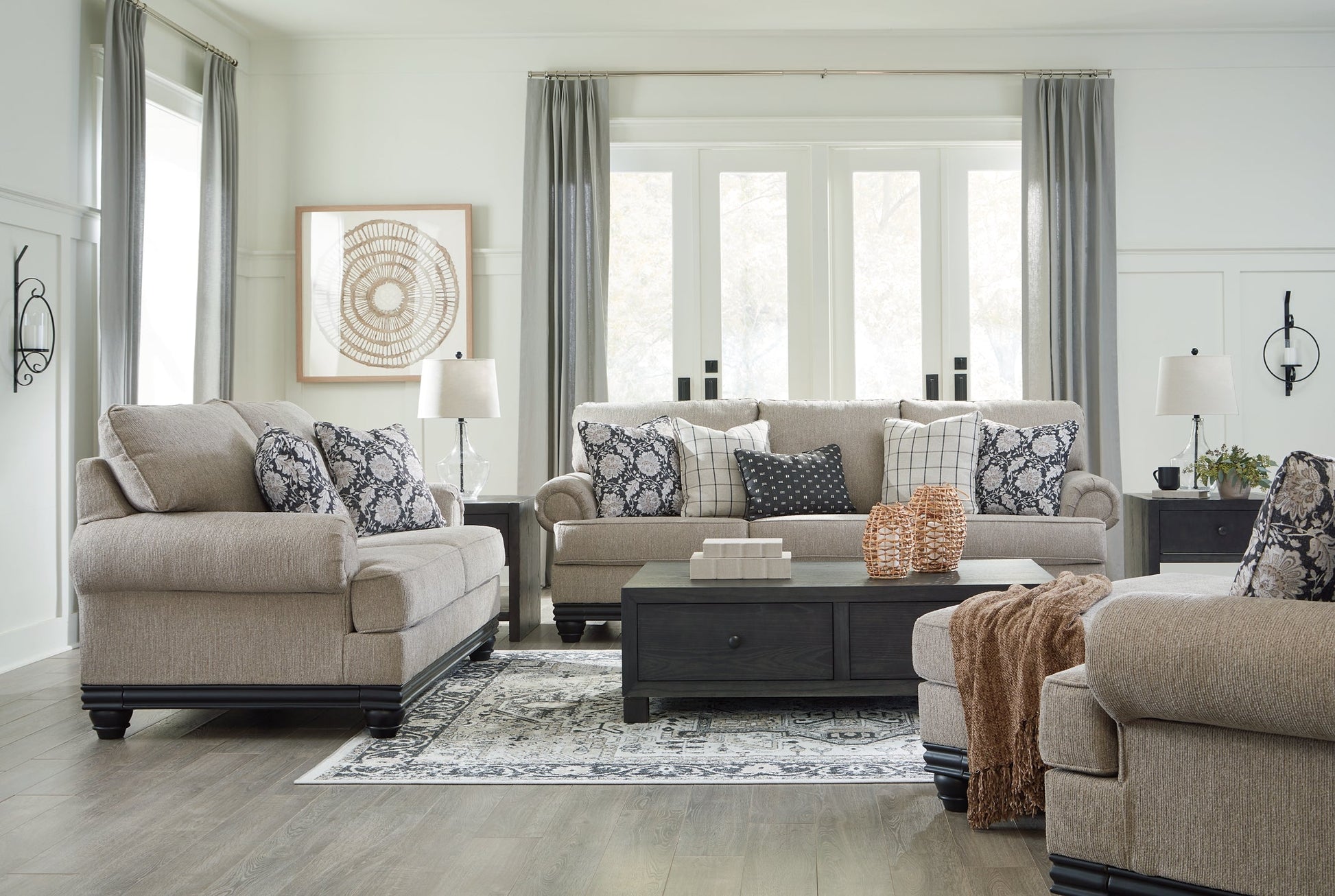 Elbiani Sofa, Loveseat, Chair and Ottoman at Towne & Country Furniture (AL) furniture, home furniture, home decor, sofa, bedding