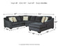 Eltmann 3-Piece Sectional with Ottoman at Towne & Country Furniture (AL) furniture, home furniture, home decor, sofa, bedding
