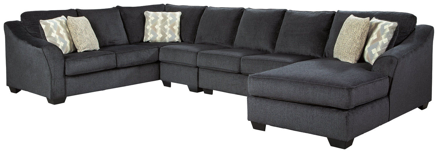 Eltmann 4-Piece Sectional with Chaise at Towne & Country Furniture (AL) furniture, home furniture, home decor, sofa, bedding