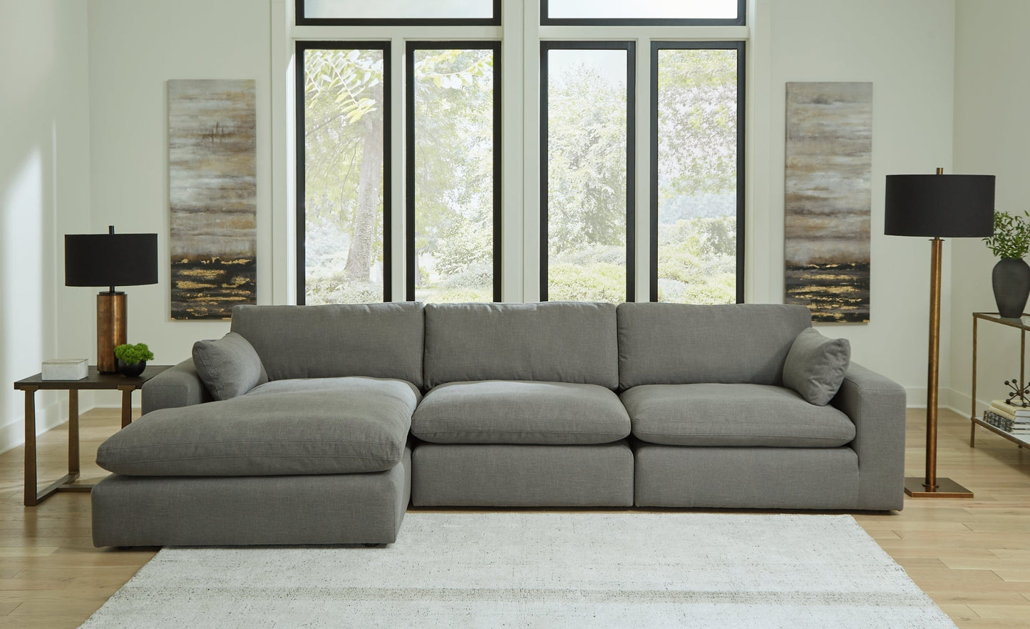 Elyza 3-Piece Sectional with Chaise at Towne & Country Furniture (AL) furniture, home furniture, home decor, sofa, bedding