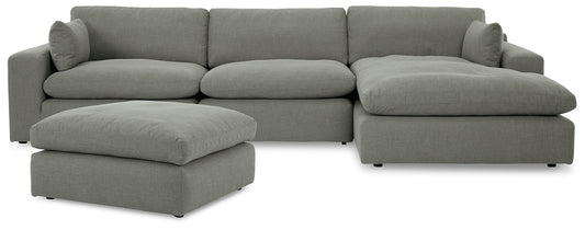 Elyza 3-Piece Sectional with Ottoman at Towne & Country Furniture (AL) furniture, home furniture, home decor, sofa, bedding