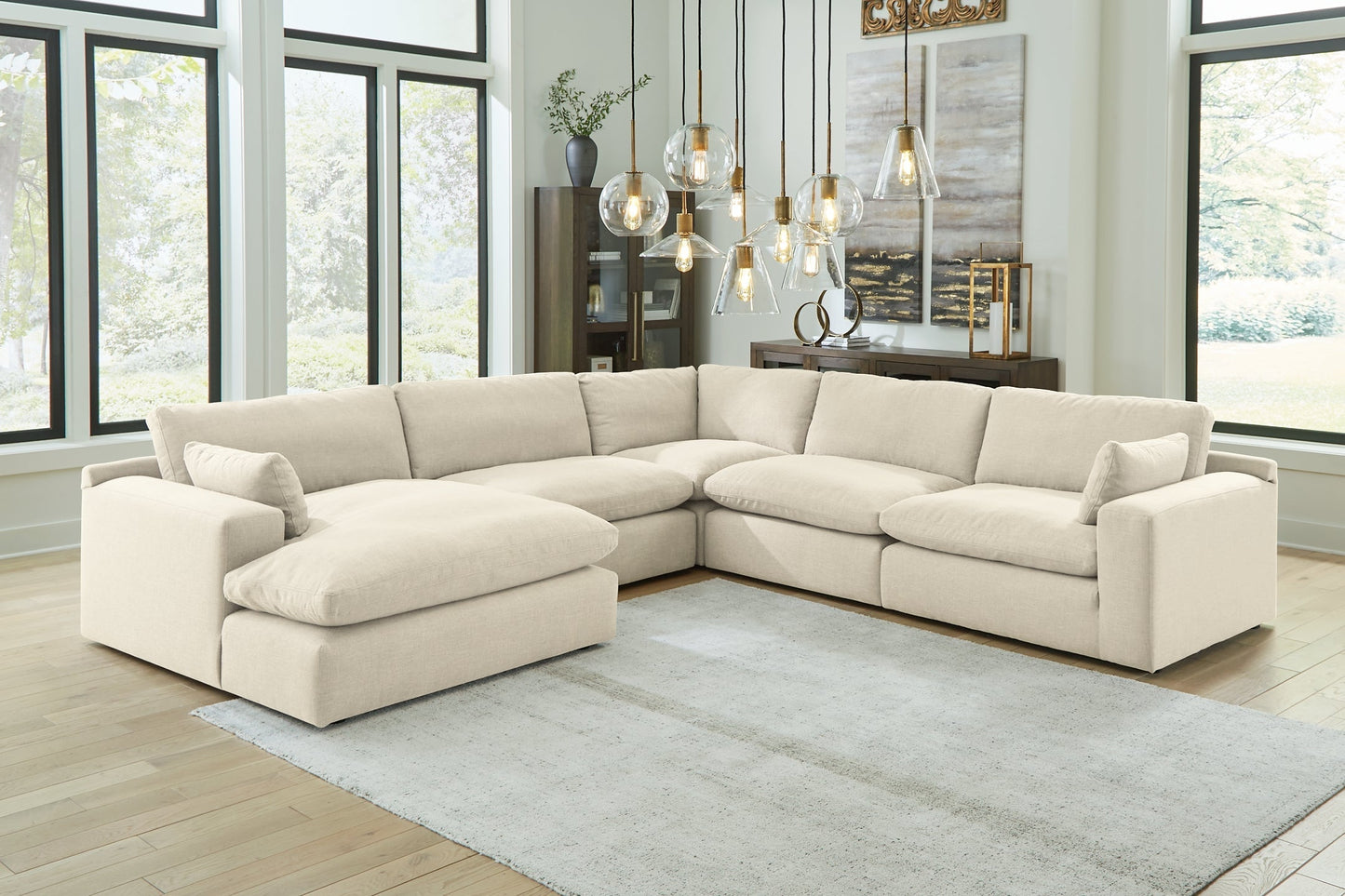 Elyza 5-Piece Sectional with Chaise at Towne & Country Furniture (AL) furniture, home furniture, home decor, sofa, bedding