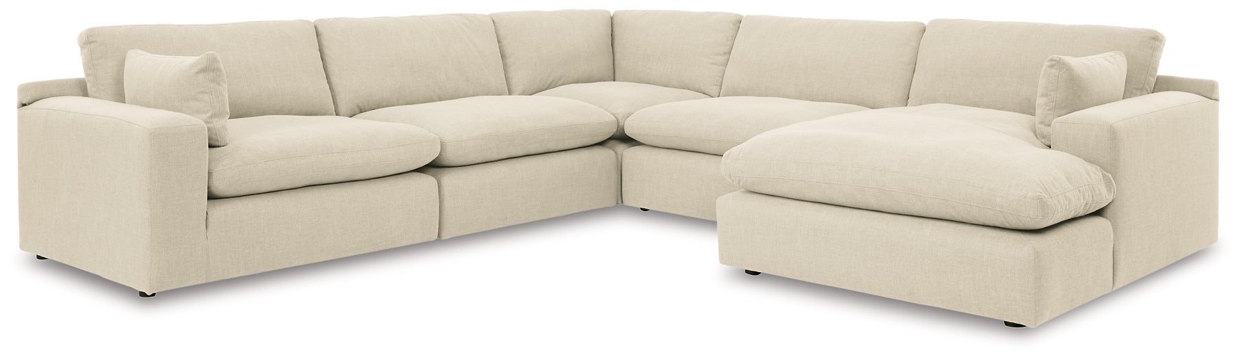 Elyza 5-Piece Sectional with Ottoman at Towne & Country Furniture (AL) furniture, home furniture, home decor, sofa, bedding