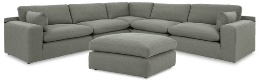 Elyza 5-Piece Sectional with Ottoman at Towne & Country Furniture (AL) furniture, home furniture, home decor, sofa, bedding
